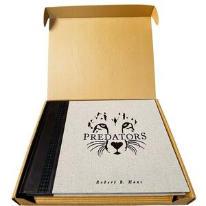 Rare Coffee Table Book Titled Predators by Robert B. Haas African Safari Animals